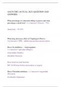 AACN CMC &lpar;ACTUAL 2025&rpar; QUESTION AND  ANSWERS&period;