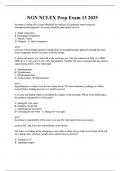 NGN NCLEX Prep Exam 13 2025&period;