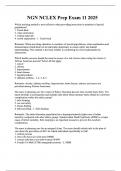 NGN NCLEX Prep Exam 11 2025