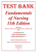 TEST BANK for Fundamentals of Nursing 11th Edition by Potter&comma; Perry&comma; Stockert&comma; Hall &vert; All Chapters 1-50