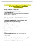 ONS&sol;ONCC Chemotherapy Immunotherapy Certification  135 Questions And Answers 2024-2025 Update New&excl;&excl;