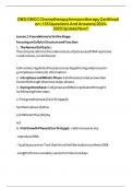 ONS&sol;ONCC Chemotherapy Immunotherapy Certification  135 Questions And Answers 2024-2025 Update New&excl;&excl;