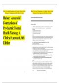 Halter&colon; Varcarolis&rsquo; Foundations of Psychiatric Mental Health Nursing&colon; A Clinical Approach&comma; 8th Edition Test Bank  2025