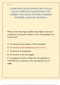 USABO OPEN EXAM NEWEST 2025 ACTUAL  EXAM COMPLETE 150 QUESTIONS AND  CORRECT DETAILED ANSWERS &lpar;VERIFIED  ANSWERS&rpar; &vert;ALREADY GRADED A&plus;