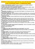 JERSEY COLLEGE A&P FINAL EXAM QUESTIONS AND ANSWERS &vert;100&percnt; VERIFIED&vert; &vert;2025&vert;