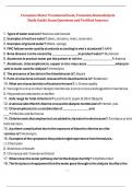 Fresenius Water treatment Exam&comma; Fresenius Hemodialysis Study Guide Exam Questions and Verified Answers