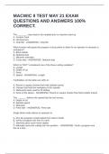 MACWIC II TEST MAY 21 EXAM QUESTIONS AND ANSWERS 100&percnt; CORRECT&period;
