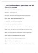 LASD Sgt Final Exam Questions And All Correct Answers&period;