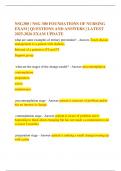NSG300 &sol; NSG 300 FOUNDATIONS OF NURSING EXAM &vert; QUESTIONS AND ANSWERS &vert; LATEST 2025-2026 EXAM UPDATE
