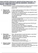 PEER SUPPORT SPECIALIST CERTIFICATION EXAM STUDY &vert; 35&plus; ACTUAL QUESTIONS WITH VERIFIED ANSWERS &vert; GRADED A&plus; &vert; 2025&vert;26 &vert; COMPLETE GUIDE