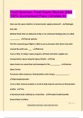 FOOD SCIENCE EXAM PACKAGE DEAL QUESTIONS AND VERIFIED DETAILED ANSWERS &vert; 100&percnt; GUARANTEED PASS &vert; ALREADY GRADED A&plus;