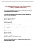 SOC 3900 MIDTERM EXAM WITH ALL QUESTIONS AND CORRECT ANSWERS NEW UPDATE&excl;&excl;