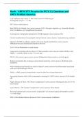 Rauh - ABFM ITE Practice for PGY-2 &vert;&vert; Questions and 100&percnt; Verified Answers&period;