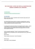 SOC 3900 EXAM 1 STUDY SET WITH ALL QUESTIONS AND CORRECT ANSWERS 100&percnt; VERIFIED&excl;&excl;