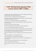 UNIV 104 Final Exam Questions With Correct Answers 100&percnt; Verified&period;