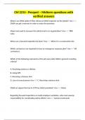CM 2215 - Pecquet &ndash; Midterm questions with verified answers
