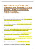 PGA LEVEL 3 STUDY GUIDE - 3&period;0 QUESTIONS AND ANSWERS ALREADY PASSED &vert; 2025&vert;26 &vert; COMPLETE GUIDE &vert; GRADED A&plus;