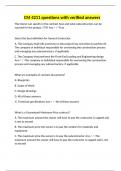 CM 4211 questions with verified answers