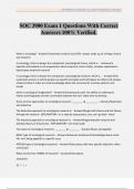 SOC 3900 Exam 1 Questions With Correct Answers 100&percnt; Verified&period;