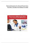 Pharmacotherapeutics for Advanced Practice Nurse Prescribers 5th Edition Woo Robinson Test Bank &sol; Pharmacotherapeutics for Advanced Practice Nurse Prescribers 5th Edition Woo Robinson Test Bank &lpar;ALL CHAPTERS&comma; complete questions and answers&rpar;