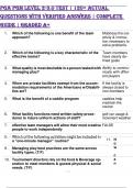 PGA PGM LEVEL 2-3&period;0 TEST &vert; 120&plus; ACTUAL QUESTIONS WITH VERIFIED ANSWERS &vert; COMPLETE GUIDE &vert; GRADED A&plus;