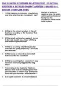 PGA 3&period;0 LEVEL 2 CUSTOMER RELATIONS TEST &vert; 70 ACTUAL QUESTIONS & DETAILED CORRECT ANSWERS &vert; GRADED A&plus; &vert; 2025&vert;26 &vert; COMPLETE GUIDE