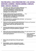 ALL ABOUT>> PGA 3&period;0 LEVEL 2  &comma;&comma; PGA LEVEL 3 STUDY GUIDE - 3&period;0 QUESTIONS AND ANSWERS &comma;&comma; PGA PGM 3&period;0 LEVEL 2 GOLF OPS&comma;&comma; PGA 3&period;0 LEVEL 2 CUSTOMER RELATIONS TEST&vert; COMPLETE PACKAGE DEAL &vert; 2025 &excl;&excl;&excl;