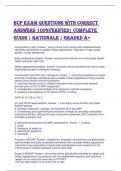 BCP EXAM QUESTIONS WITH CORRECT ANSWERS 100&percnt;VERIFIED&vert; COMPLETE GUIDE &vert; RATIONALE &vert; GRADED A&plus;