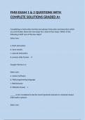 FMIS EXAM 1 & 2 QUESTIONS WITH COMPLETE SOLUTIONS GRADED A&plus;
