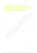 The Louisiana Manual for the Environmental Horticulture Industry Exam Questions And Answers