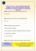 DNTL 261 LOS 1-7 EXAM QUESTIONS AND CORRECT DETAILED ANSWERS &lpar;VERIFIED ANSWERS&rpar; &vert;&vert;ALREADY GRADED A&plus;&vert;&vert;NEWEST VERSION