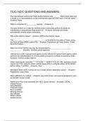 TCIC&sol; NCIC QUESTIONS AND ANSWERS
