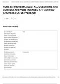 NURS 361 MIDTERM&comma;  2025 &vert; ALL QUESTIONS AND CORRECT ANSWERS &vert; GRADED A&plus; &vert; VERIFIED ANSWERS &vert; LATEST VERSION