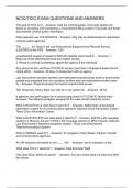 NCIC&sol;TCIC EXAM QUESTIONS AND ANSWERS