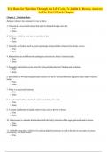 Test Bank for Nutrition Through the Life Cycle&comma; 7e Judith E&period; Brown&comma; Answers At The End Of Each Chapter