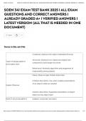 SOEN 341 EXAM TEST BANK 2025 &vert; ALL EXAM QUESTIONS AND CORRECT ANSWERS &vert; ALREADY GRADED A&plus; &vert; VERIFIED ANSWERS &vert; LATEST VERSION &lpar;ALL THAT IS NEEDED IN ONE DOCUMENT&rpar;