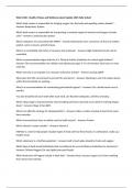 WGU C458 - Health&comma; Fitness and Wellness Latest Update 2025 Fully Solved