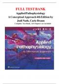 Test Bank For Applied Pathophysiology A Conceptual Approach 4th Edition Judi Nath All Chapters &lpar;1-20&rpar; &vert; A&plus; ULTIMATE GUIDE 2024