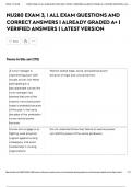 NU280 EXAM 3&comma;  &vert; ALL EXAM QUESTIONS AND CORRECT ANSWERS &vert; ALREADY GRADED A&plus; &vert; VERIFIED ANSWERS &vert; LATEST VERSION