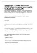 Resna Exam 2 Lorden - Equipment &lpar;PART 1&rpar; 1questions And Answers With Verified Solutions Rated A&plus;