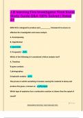 J&period;B learning Fire Investigator Final Exam  Study Guide Q&A 100&percnt; Solved &vert; Rated  A&plus;