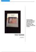 Test Bank for Understanding Abnormal Behavior &lpar;PSY 254 Behavior Problems and Personality&rpar; 10th Edition by David Sue &lpar;Author&rpar; &lpar;All Chapters covered &rpar; &lpar;Complete Guide&rpar; &lpar;Graded A&plus;&rpar;