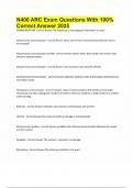 N400 ARC Exam Questions With 100&percnt; Correct Answer 2025