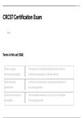 CRCST Certification Exam 2025&ndash;2026 Study Guide &vert; Sterile Processing&comma; Infection Control & Instrumentation Review