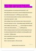 MAINE EXAM PACKAGE DEAL QUESTIONS AND VERIFIED DETAILED ANSWERS &vert; 100&percnt; GUARANTEED PASS &vert; ALREADY GRADED A&plus;