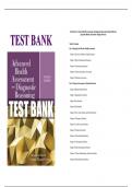 Test Bank For Advanced Health Assessment and Diagnostic Reasoning Fourth Edition By Jacqueline Rhoads And Sandra Wiggins Petersen  Updated 2025