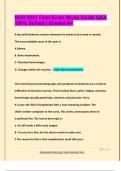 NUR 2241 Final Exam Study Guide Q&A  100&percnt; Solved &vert; Graded A&plus;