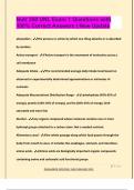 Nutr 250 UNL Exam 1 Questions with  100&percnt; Correct Answers &vert; New Update