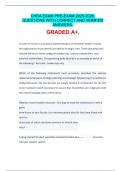 CHDA EXAM PRE-EXAM 2025-2026&period; QUESTIONS WITH CORRECT AND VERIFIED ANSWERS&period; GRADED A&plus;&period;