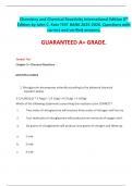 Chemistry and Chemical Reactivity International Edition 8th Edition by John C&period; Kotz TEST BANK 2025-2026&period; Questions with correct and verified answers&period; GUARANTEED A&plus; GRADE&period;